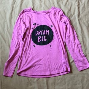 Dream big long sleeve tee
